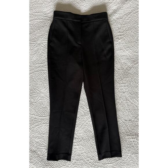 Ann Taylor High Rise Pintucked Ankle Pant in Double Knit - Picture 2 of 7